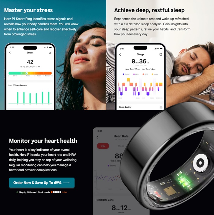 Herz P1 Smart Ring Review + App Info & Consumer Feedback