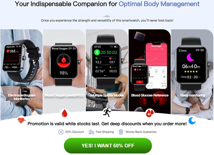 Aptofit Smartwatch Reviews 2025: TrackPro Pain-Free Glucose Monitor