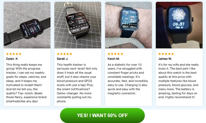 Aptofit Smartwatch Reviews 2025: TrackPro Pain-Free Glucose Monitor