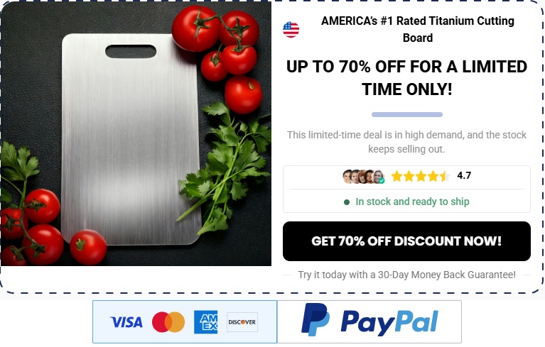Katuchef Titanium Cutting Board Review – Hygienic & Durable