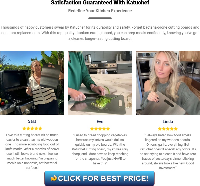 Katuchef Titanium Cutting Board Review – Hygienic & Durable